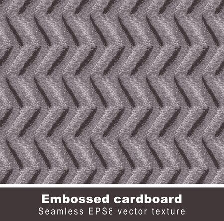 Embossed cardboard.seamless background.のイラスト素材