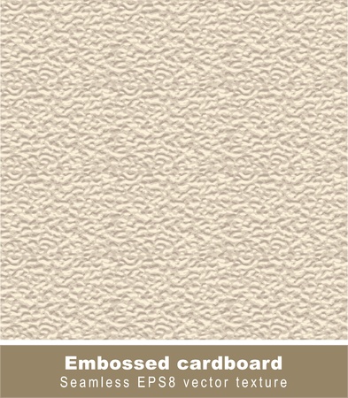 Embossed cardboard. seamless background.のイラスト素材
