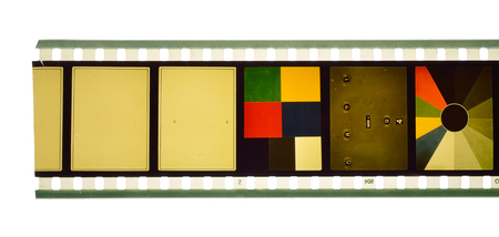 Vintage Film stock For still photography or motion picture. Isolatedの写真素材