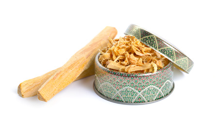 Palo santo, Holy Wood sticks isolated on white backgroundの写真素材