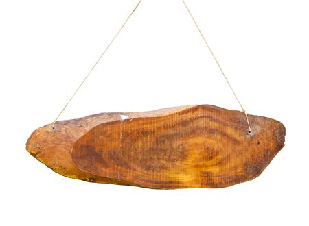 Rustic wooden board, Old plank. Isolated on white background.の写真素材