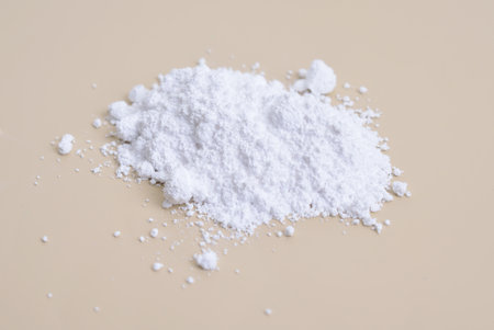 Magnesium oxide MgO, or magnesia powderの写真素材