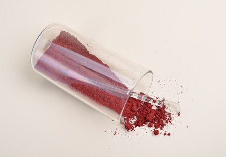 Congo red is an organic compound, It is an azo dyeの写真素材