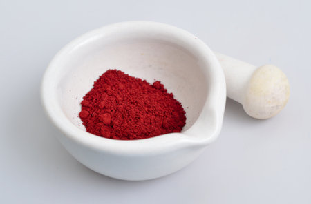 Congo red is an organic compound, It is an azo dyeの写真素材