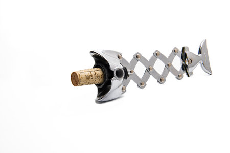 Fish corkscrew isolated on a white background.の写真素材