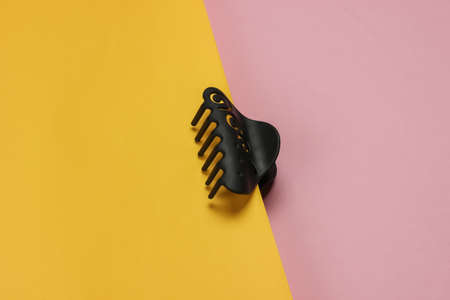 Hair clip close-up. Studio shot