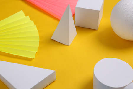 Abstract modern background of geometric shapes. minimalism. concept art. creative layoutの写真素材
