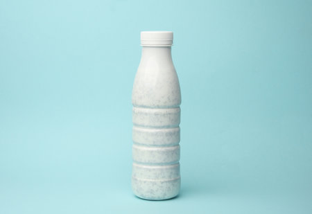 Bottle of airar on a blue background