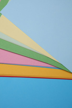 Set of colored sheets of paperの写真素材