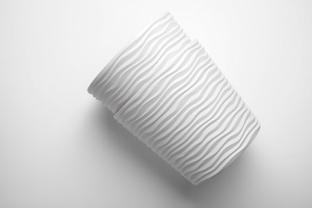 A plastic container on a white background