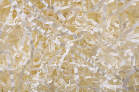 Paper filler for filling parcels close upの写真素材