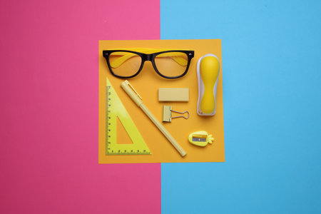 Stationery set. Creative layout for designの写真素材