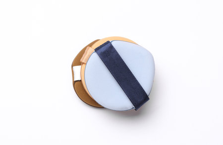 Makeup sponges blenders on white background. Beauty concept