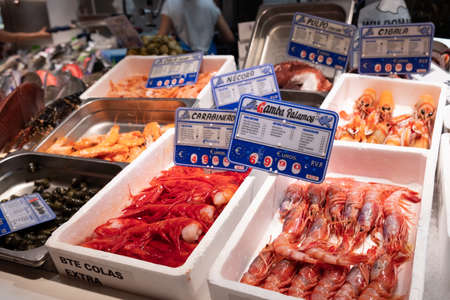 Gambas on Spanish marketplaceのeditorial素材