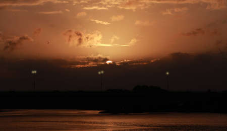 Sunset In Kuala Ibaiの写真素材