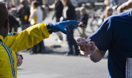 Berlin marathonの写真素材
