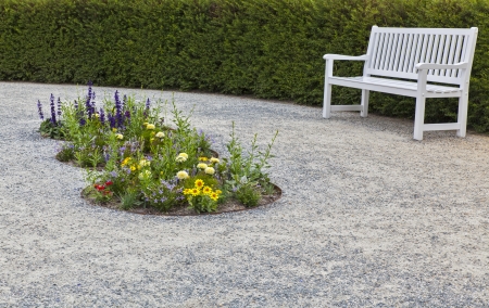 quiet place in the parkの写真素材