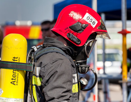 Fire fighter のeditorial素材