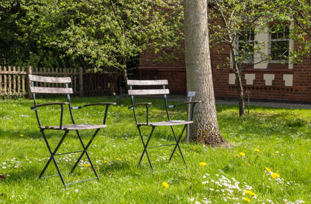 Garden chairsの写真素材