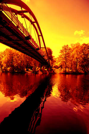 a bridge in Berlinの写真素材