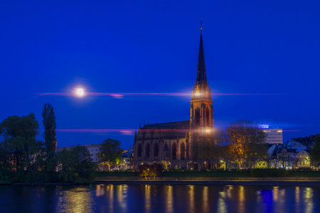 the Dreiknigskirche in Frankfurt Hesseのeditorial素材