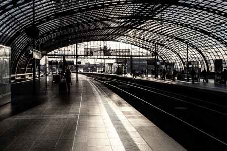 Main Railway Berlinのeditorial素材