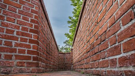 wall in a fortressの写真素材