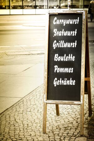Berlin fast foodの写真素材