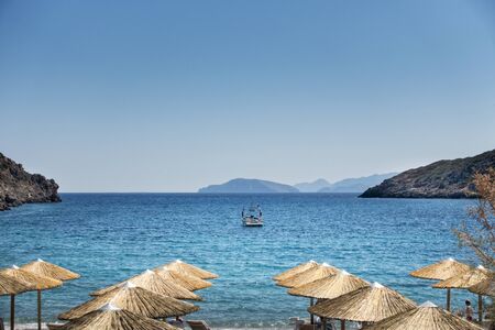 On the beachの写真素材