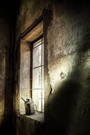 Window in an old factory