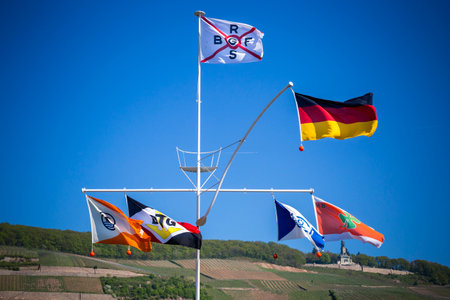 Flags on the mastのeditorial素材