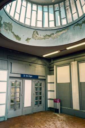 Bahnhof in Germanyのeditorial素材