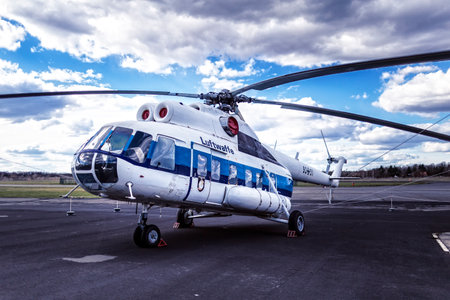 a helicopterのeditorial素材