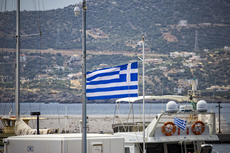 the flag of Greece