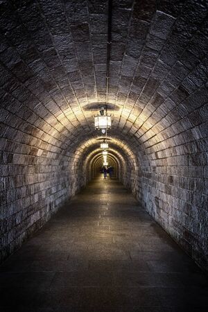 the tunnel to the Kehlsteinhausの写真素材