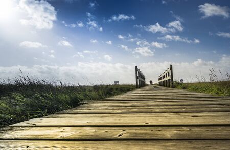 on the North Sea beach