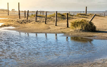 on the North Sea beach