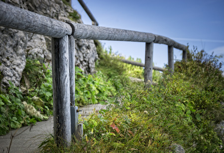 Trail at Eagle's Nest in Berchtesgadenの写真素材
