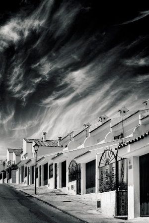 white townhouses in Andaluciaのeditorial素材