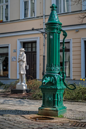 an old water pump in Berlin