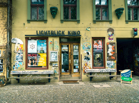 old cinema in Berlinのeditorial素材