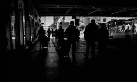 in the tunnelのeditorial素材