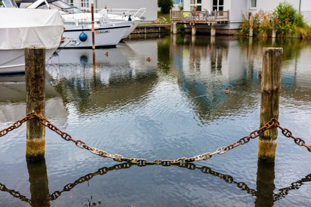 Landscape view of a lakeのeditorial素材