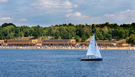 the Wannsee in Berlinのeditorial素材