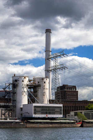Coal power plant in Berlinのeditorial素材