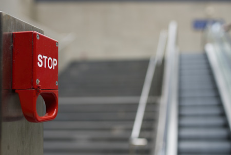 Stop switchの写真素材