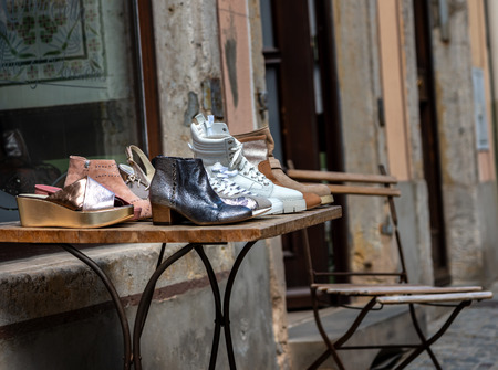 Old bootsの写真素材