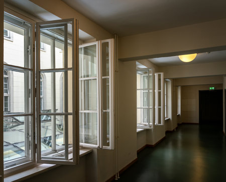 hallway in an office in berlinのeditorial素材