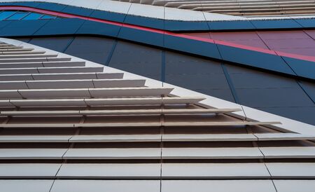 Facade of a shopping center
