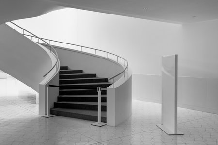 Stairs in the Filharmonia in Szczecin, Poland